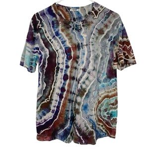 Buck Mason Geode Tie Dye Tee Tshirt Mens Large Soft Cotton Crewneck Short Sleeve